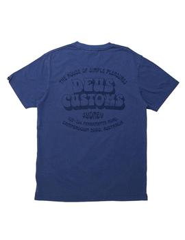 Camiseta Deus Ex Machina Camperdown Address Tee Azul