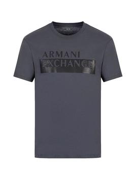 Camiseta Armani Exchange Logo Gris
