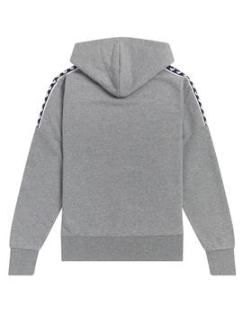 Sudadera Fred Perry M3699 Capucha Gris