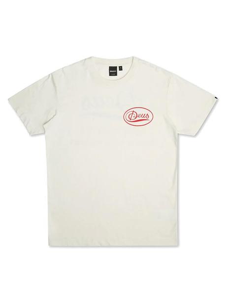 Camiseta Deus Ex Machina Sparks Blanco Vintage