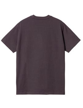 Camiseta Carhartt Script T-Shirt Gris Oscura
