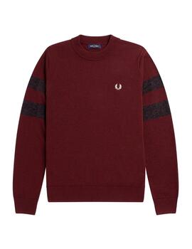 Jersey Fred Perry K4570 Granate