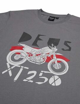 Camiseta Deus Ex Machina Xt250 Tee Gris