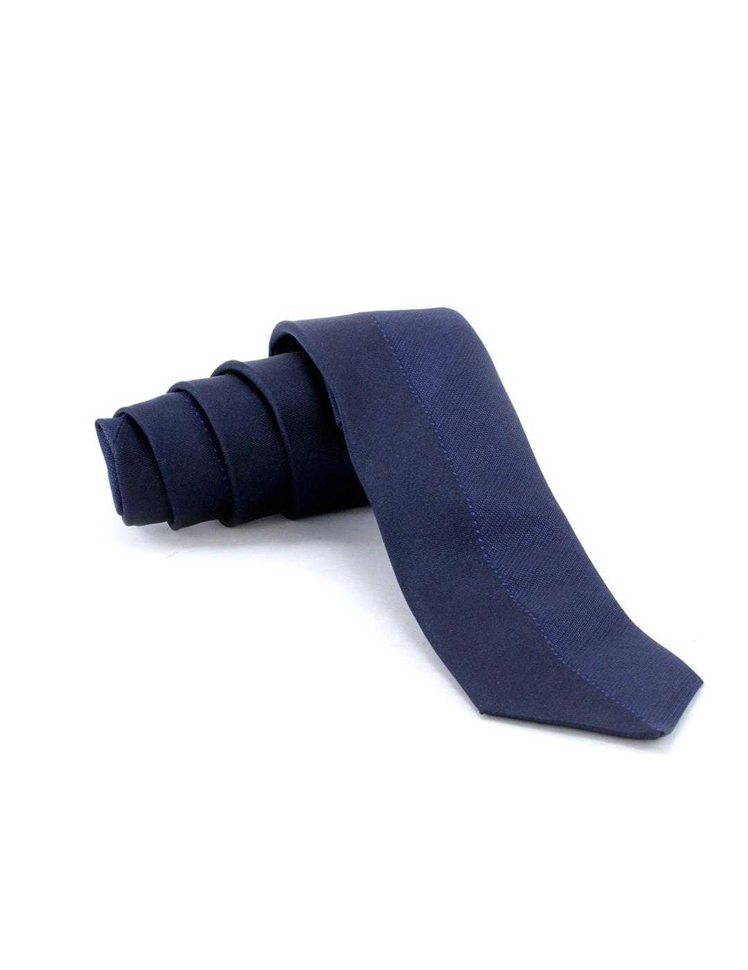 Corbata Seda Valoria Dos Tonos Azul