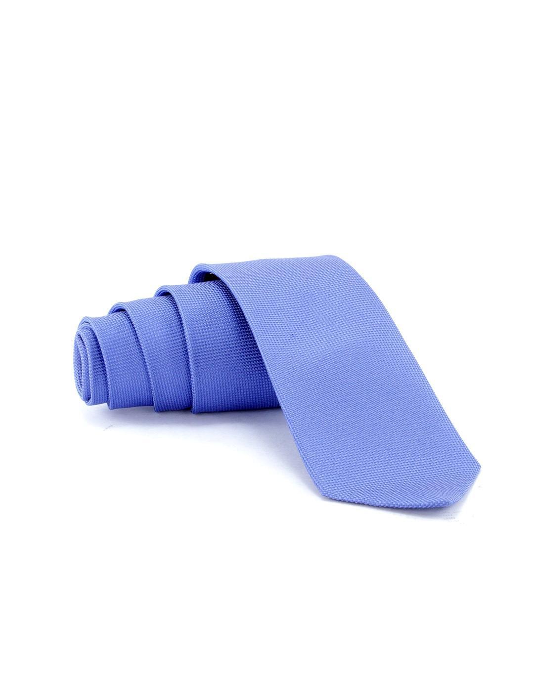 Corbata Seda Valoria Lisa Azul