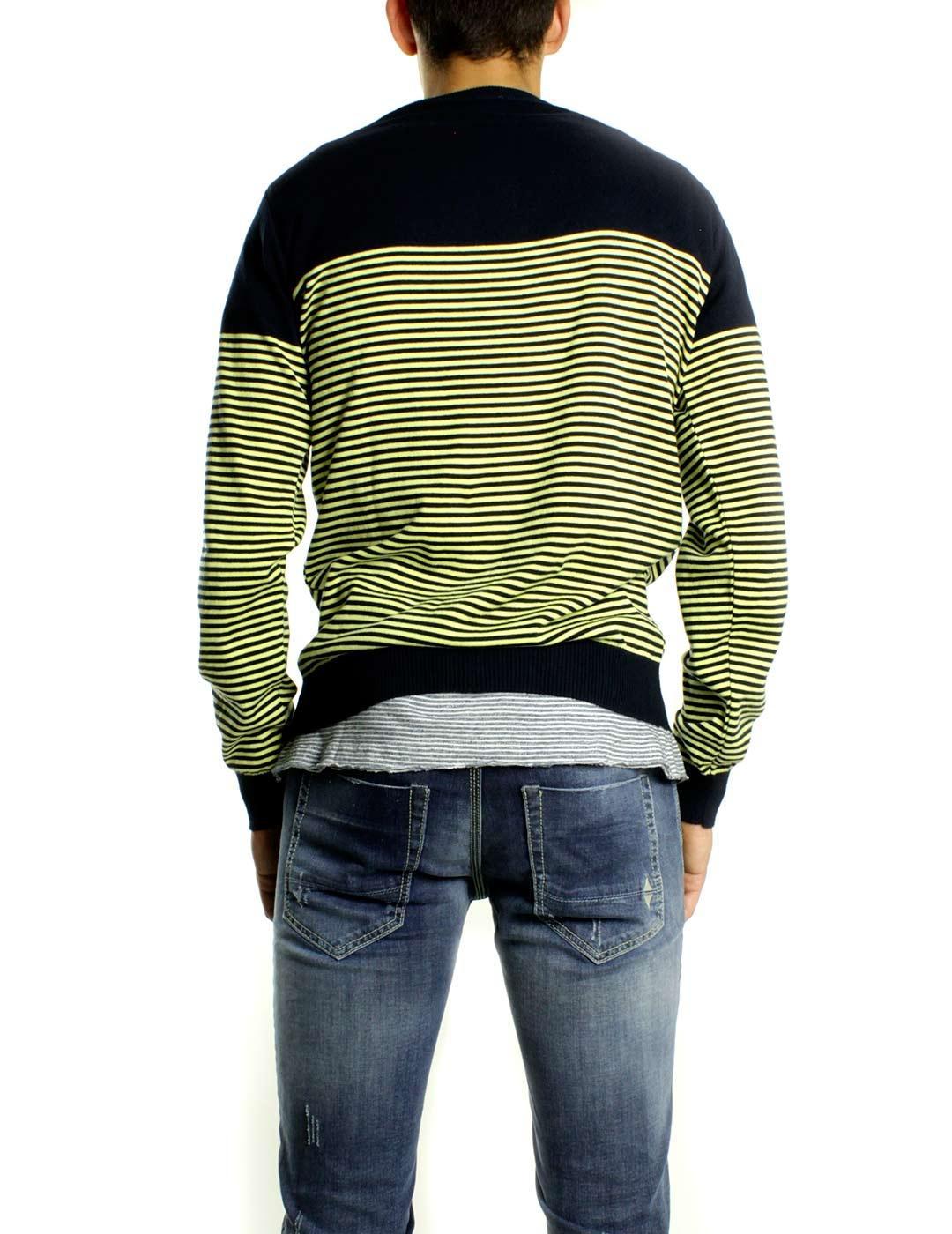 Jersey AltonaDock Rayas Azul y Amarillo