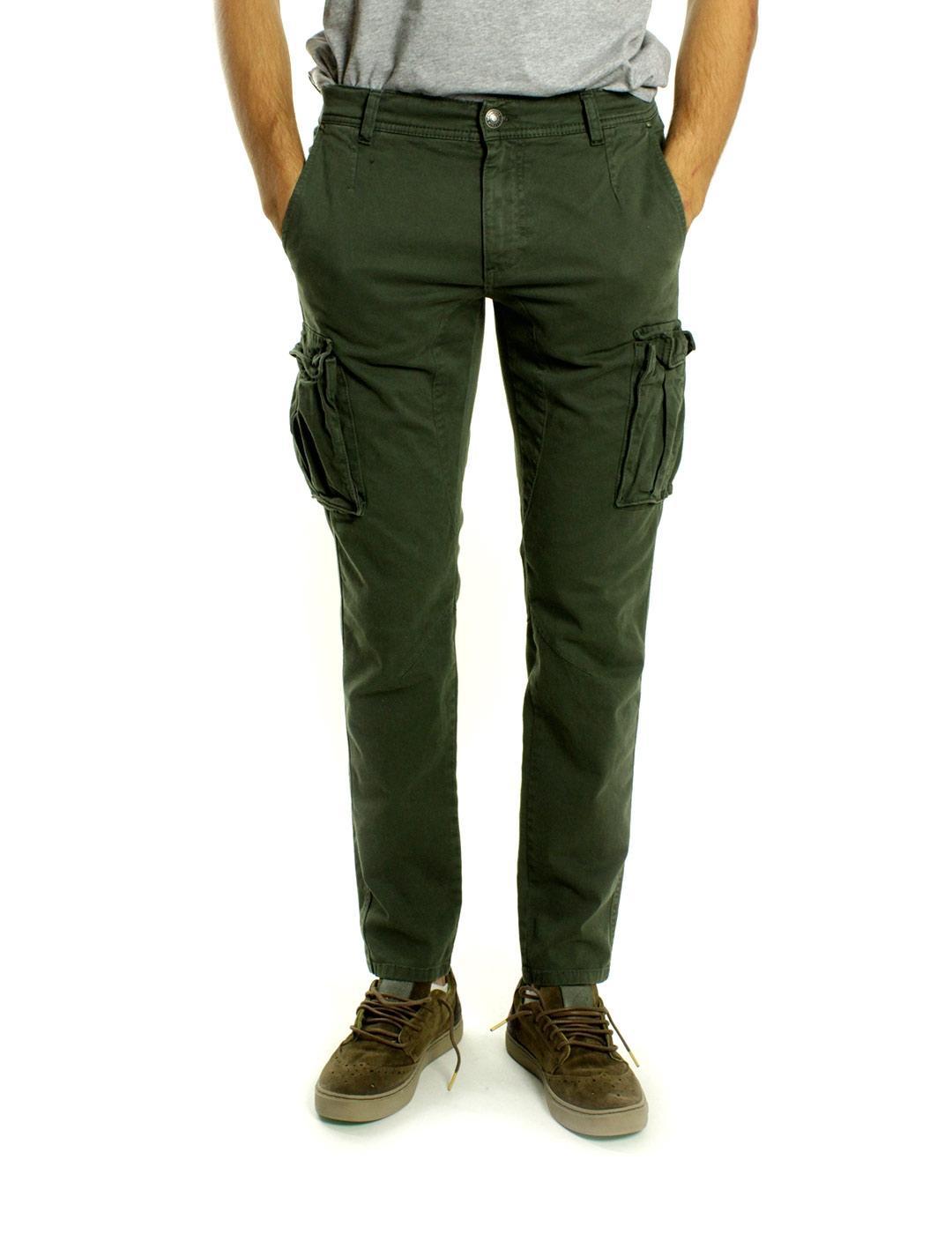 Fifty Four Gamey Pantalón Cargo Hombre Verde