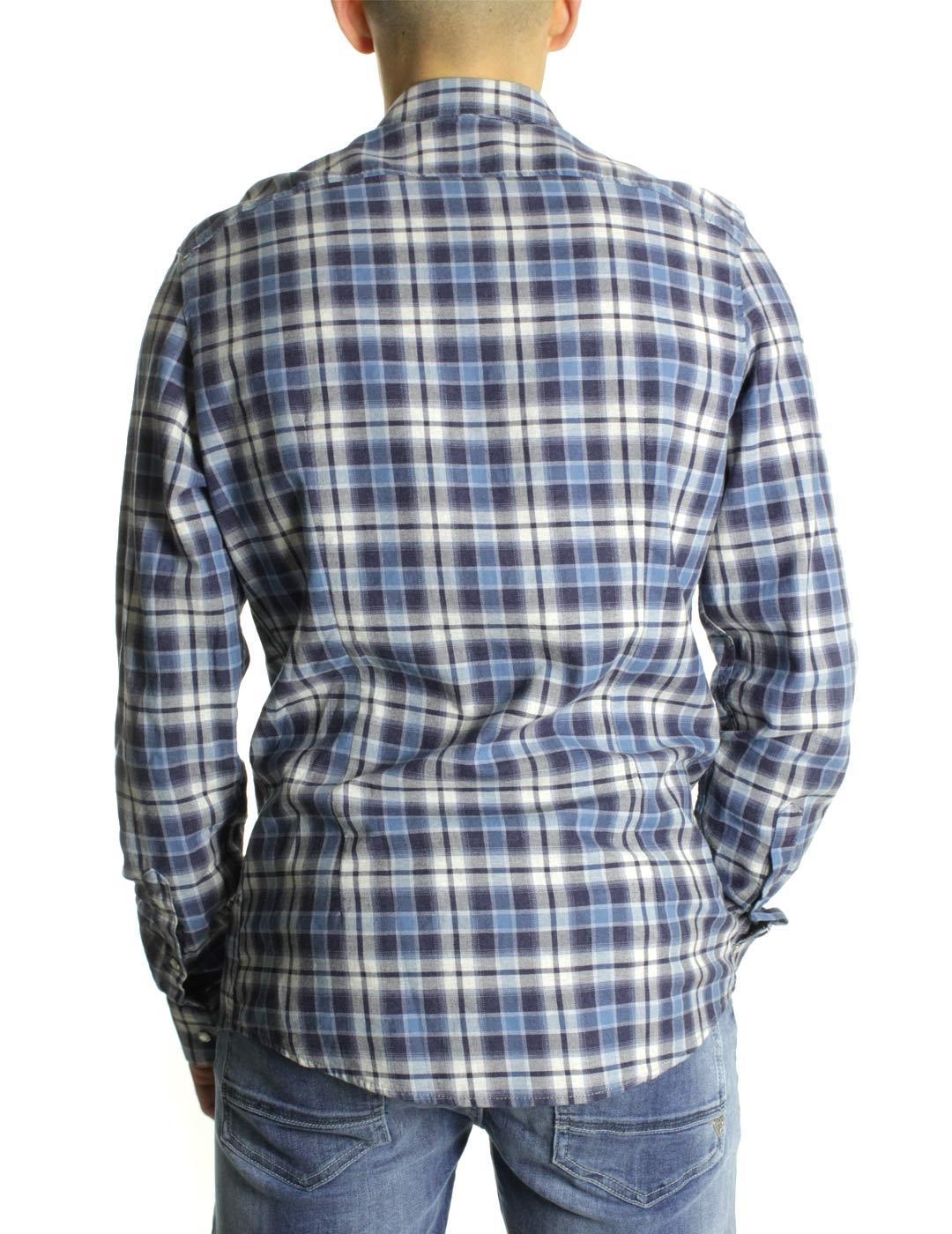 Fifty Four Camisa Hombre Cuadros Grandes Azules