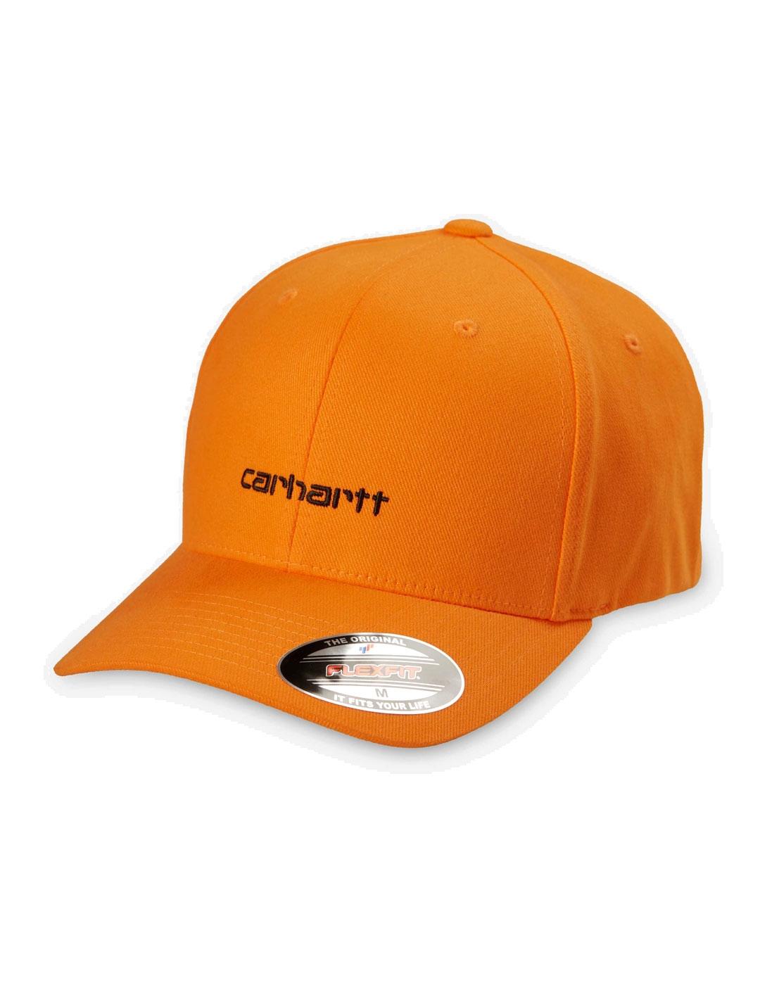 Carhartt Wip Script Cap Gorra Naranja
