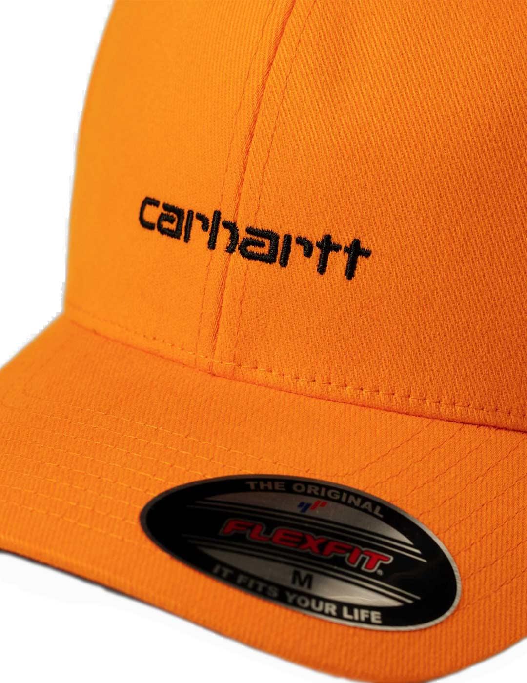 Carhartt Wip Script Cap Gorra Naranja