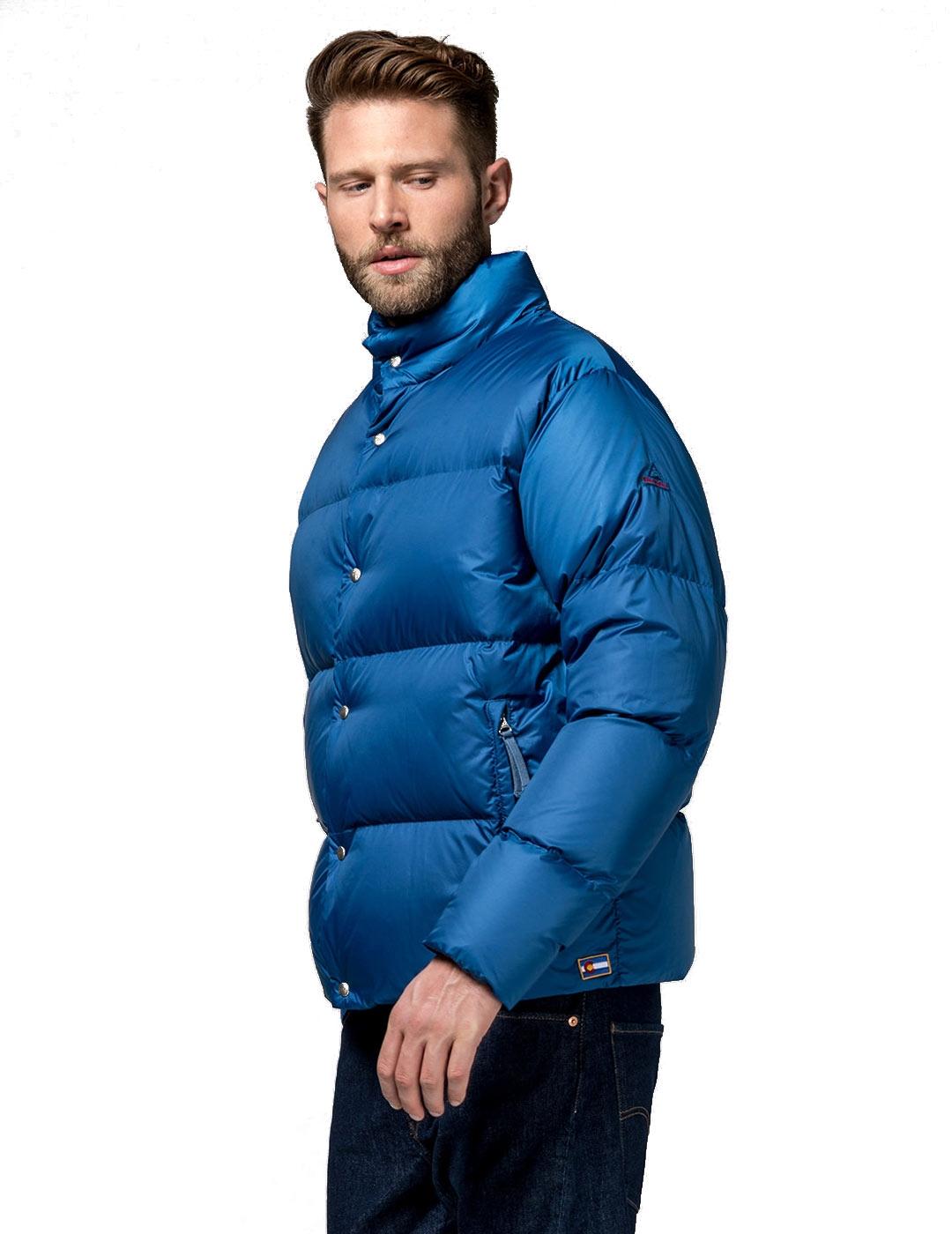 Holubar Chaqueta Mustang Jacket bu15 Hombre Plumas Azul