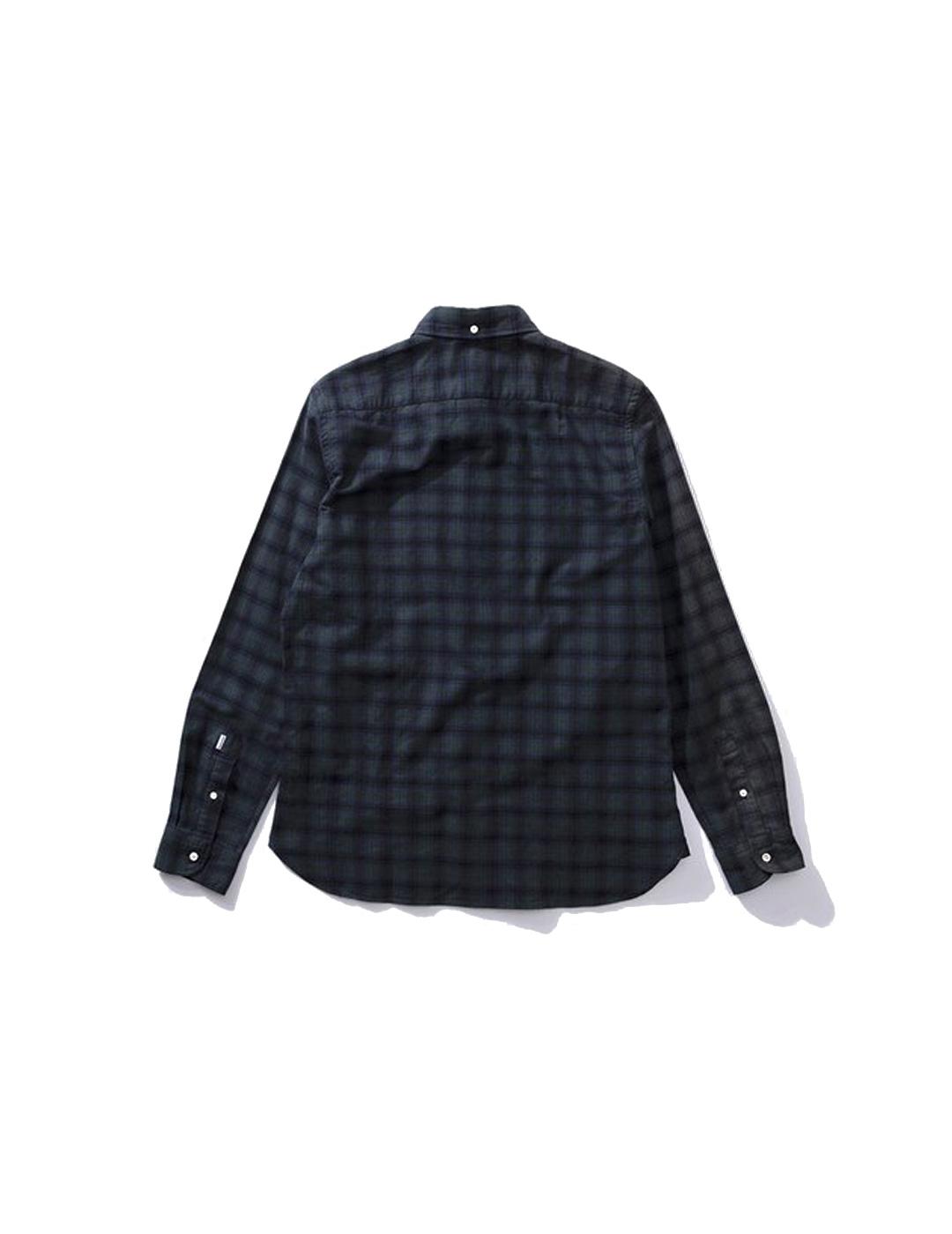 Edmmond Studio Pocket Camisa Hombre Cuadros Azul