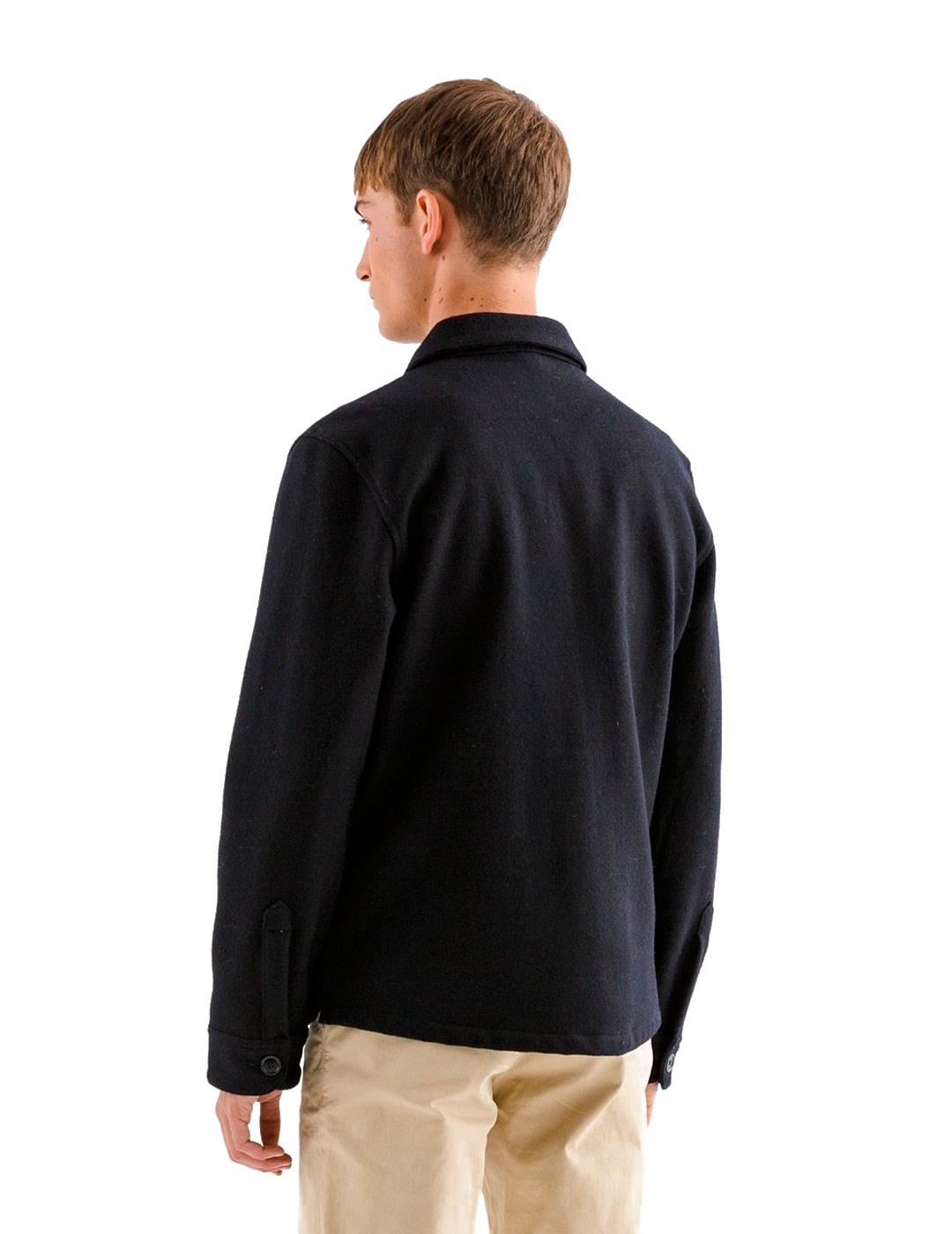 Edmmond Studios Pocket Jacket Felt Chaqueta Hombre Marino