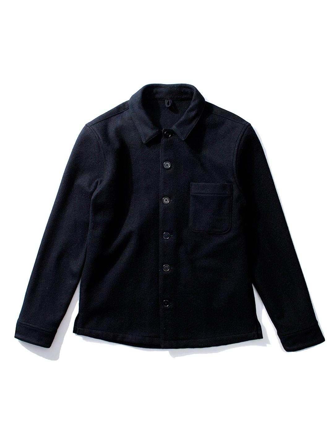 Edmmond Studios Pocket Jacket Felt Chaqueta Hombre Marino