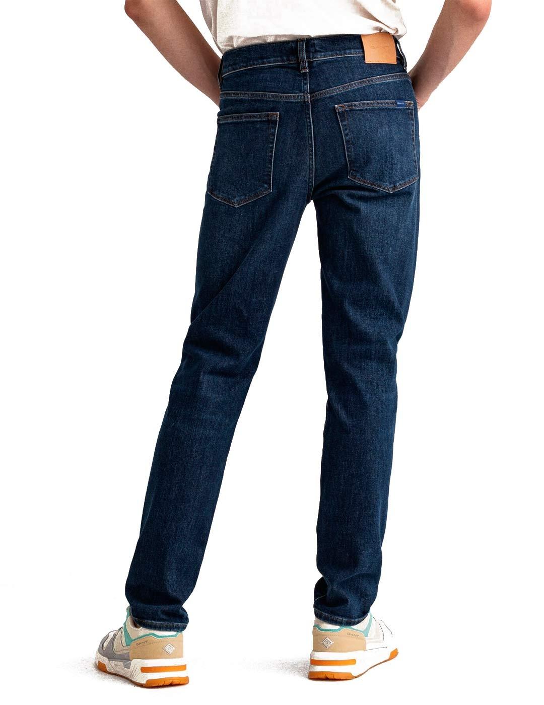 Gant Vaquero Hayes Hombre Azul Lavado