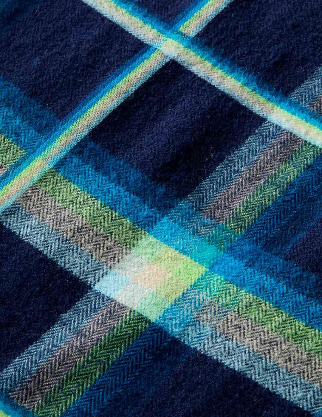 Scotch Soda Camisa Cuadros Grandes Hombre Azul