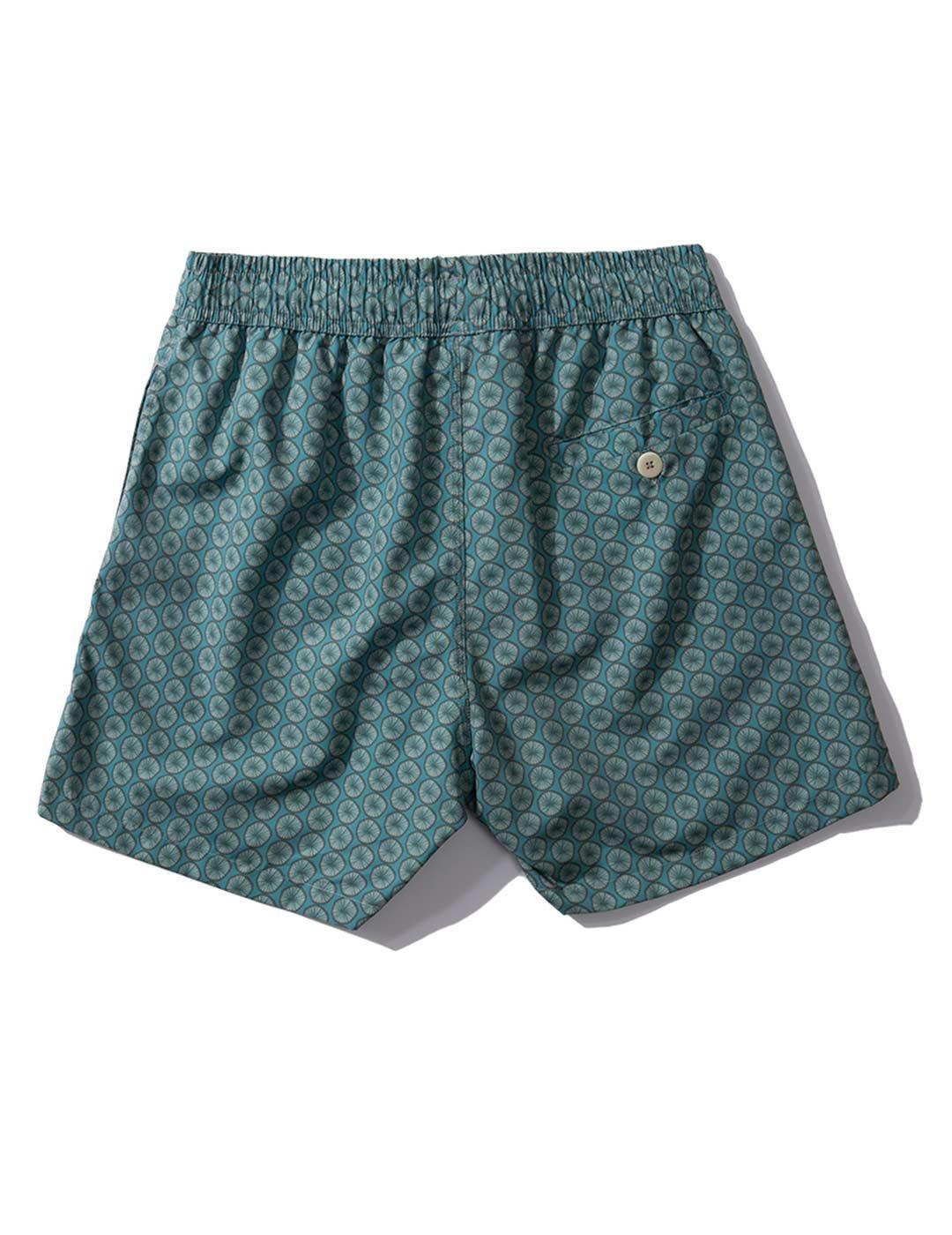 Edmmond Studios Bañador Hombre Estampado Circular Verde