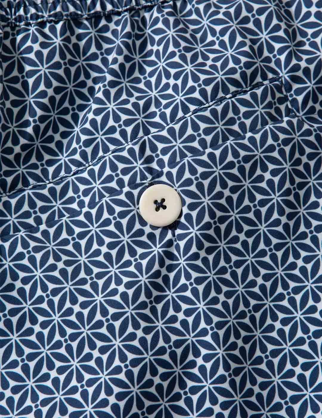 Edmmond Studios Bañador Hombre Estampado Azul