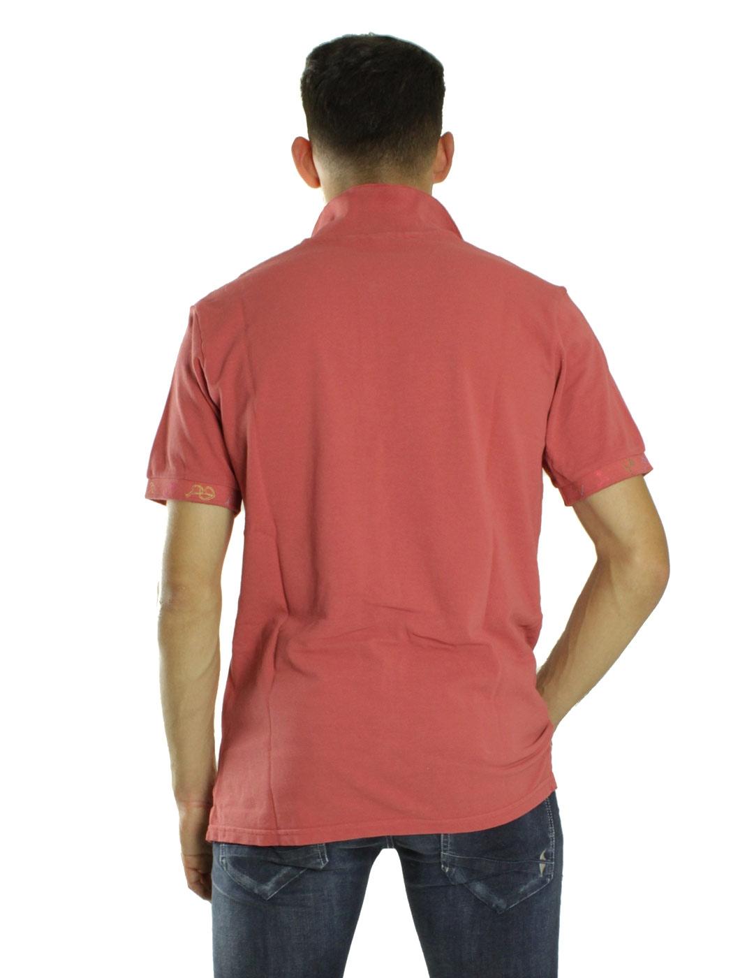 Bob Polo Piqué Hombre Rojo Lavado