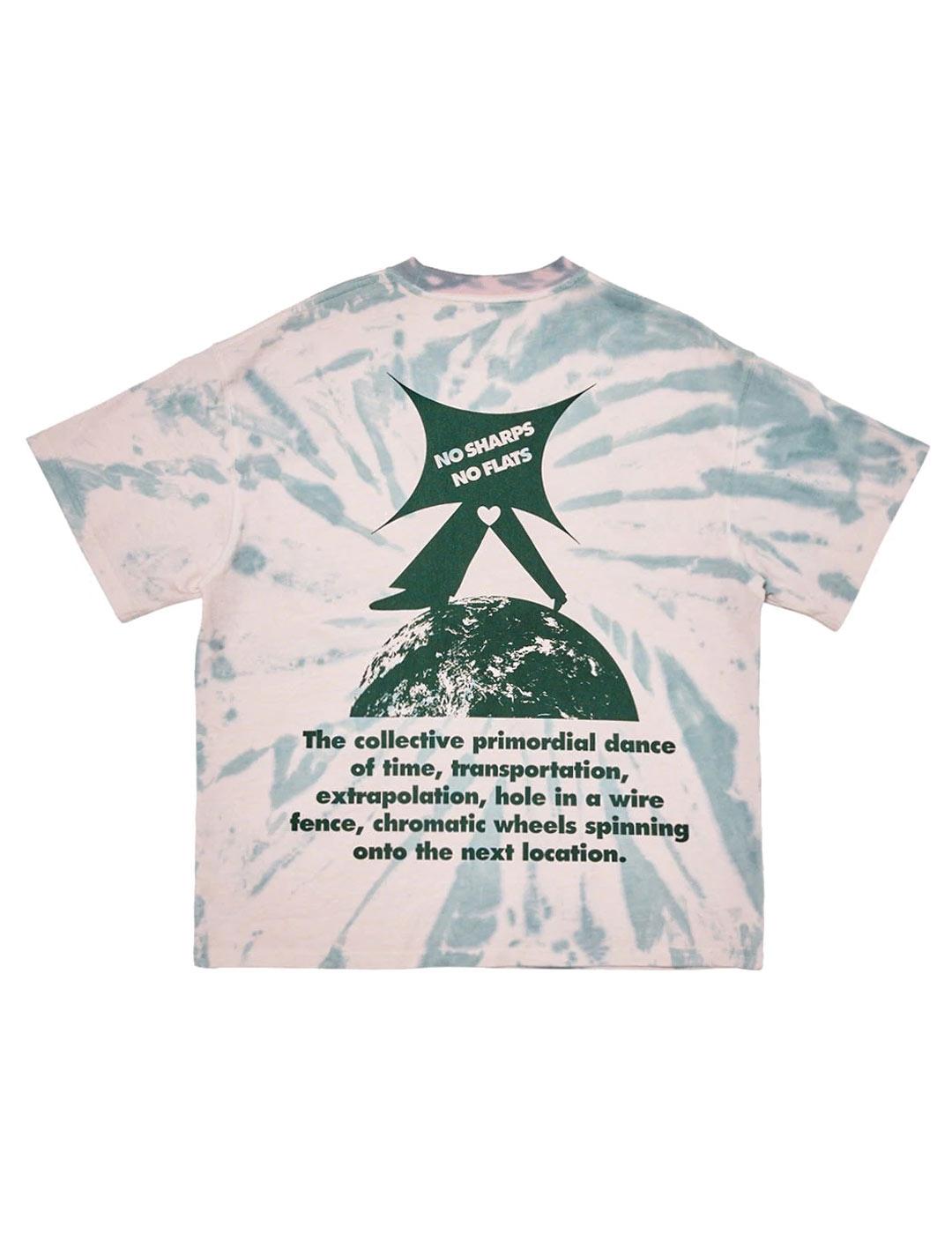 Deus Ex Machina Footed Camiseta Tie Rosa Verde