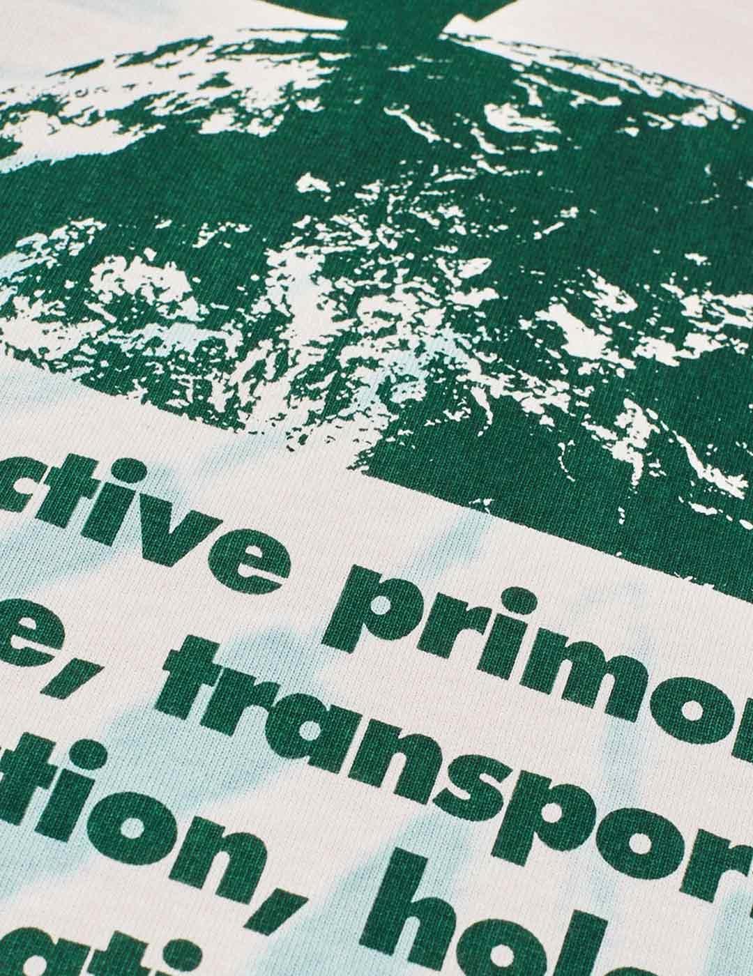 Deus Ex Machina Footed Camiseta Tie Rosa Verde