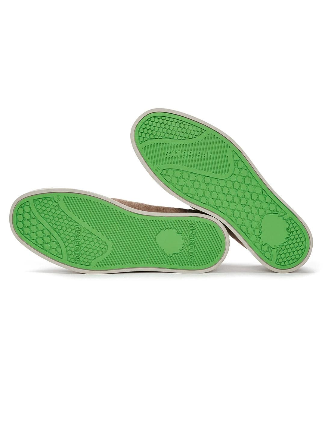 Satorisan Heisei Suede Zapatillas Hombre Beige Gravel