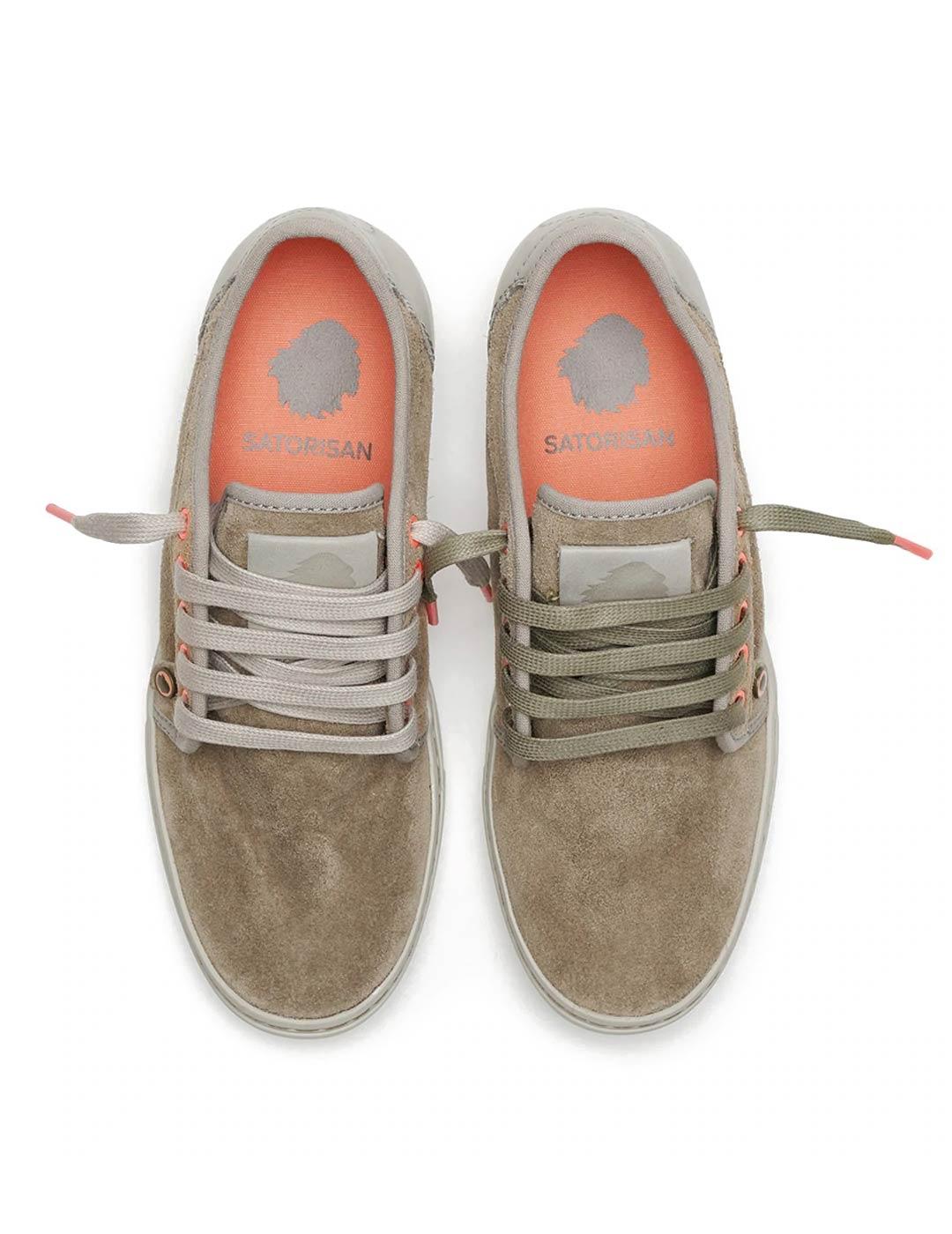 Satorisan Heisei Suede Zapatillas Hombre Beige Gravel