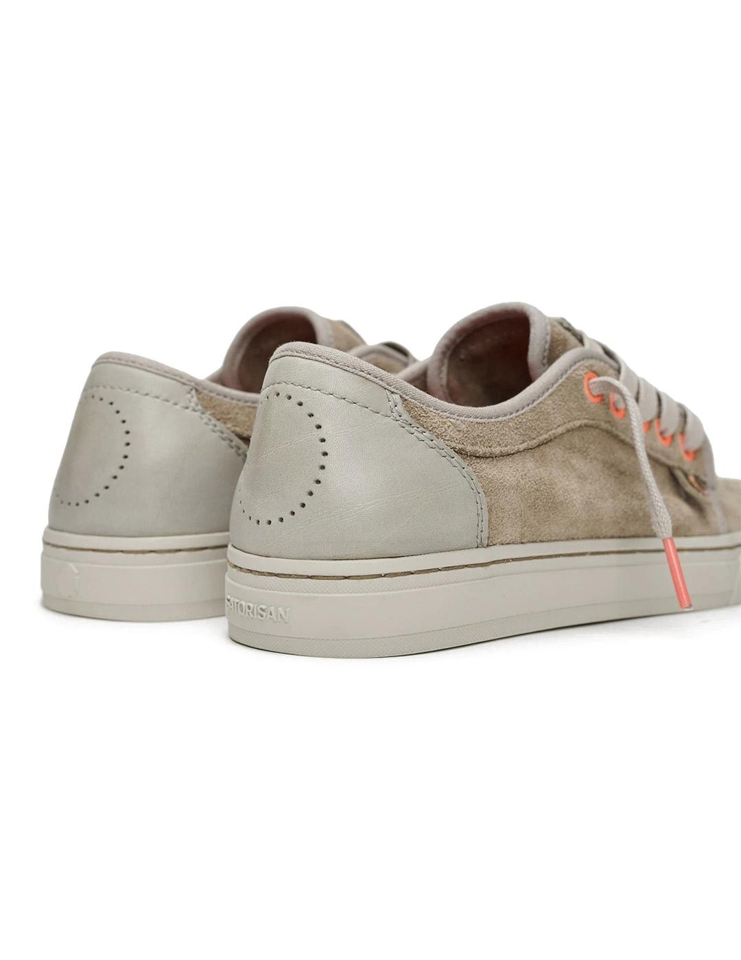 Satorisan Heisei Suede Zapatillas Hombre Beige Gravel