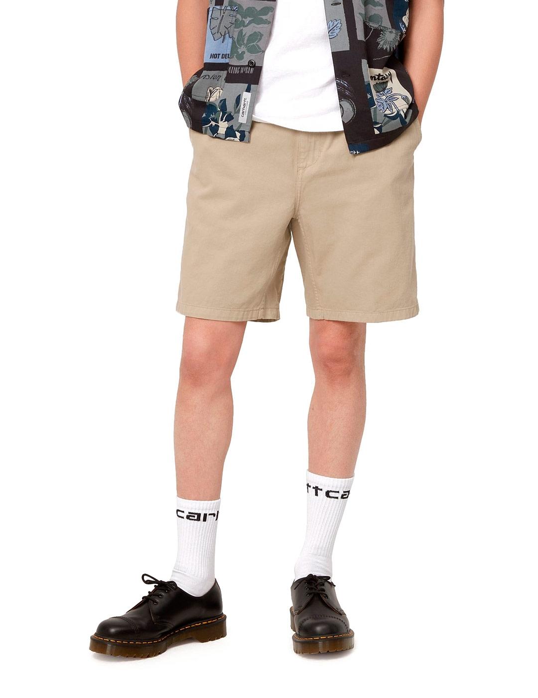 Bermudas Carhartt Flint Short Beige