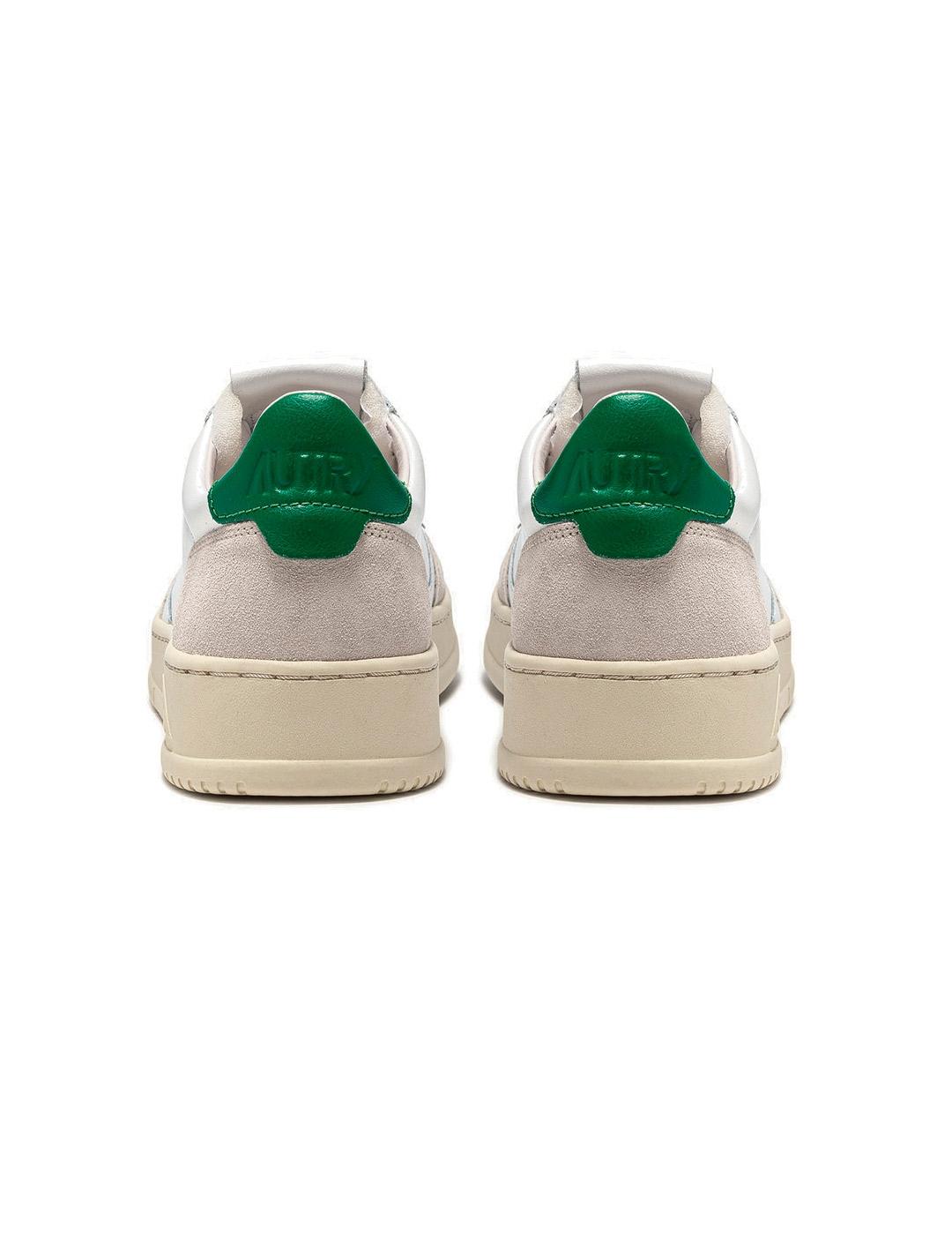 Autry Medalist Low AULM LS23 Zapatillas Hombre Blanca/Verde