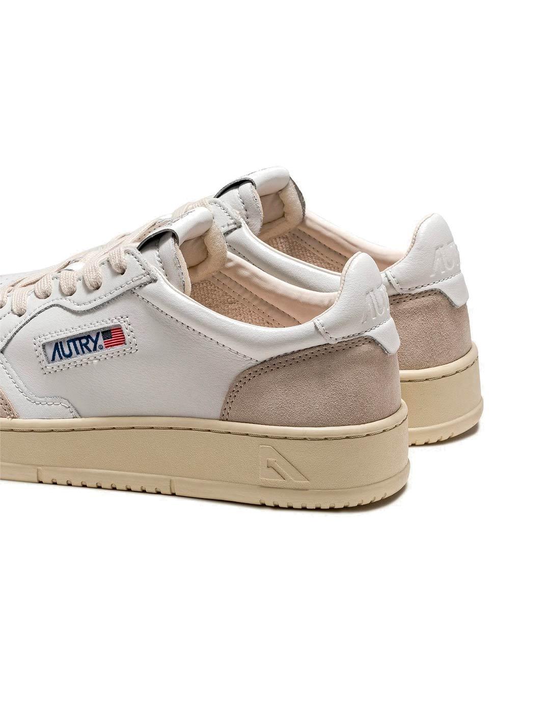 Autry Medalist Low AULW LS33 Zapatillas Mujer Blanca/Blanca