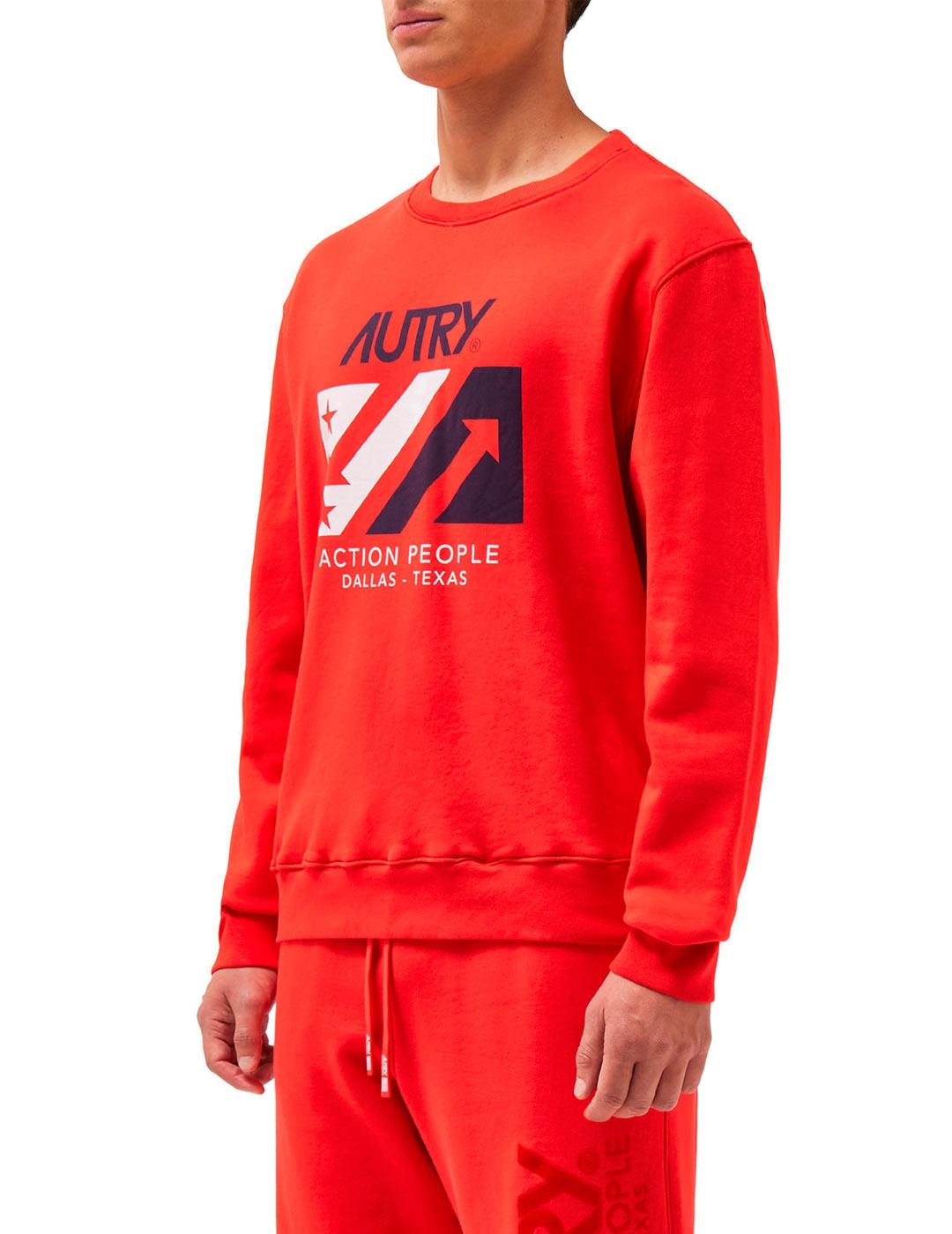 Autry Sudadera Iconic Roja
