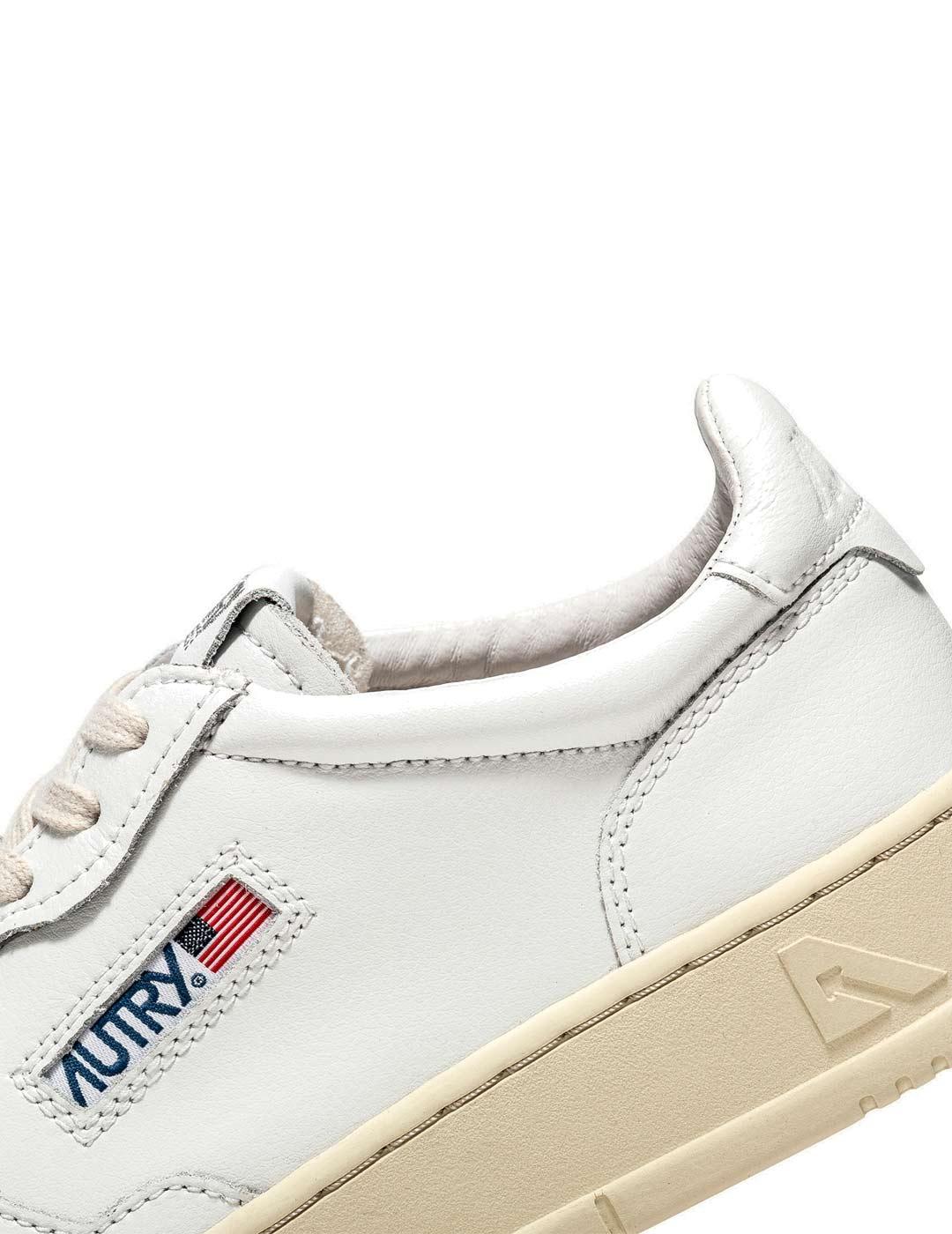 Autry Medalist Low AULM LL15 Zapatillas Hombre Blanca/Blanca