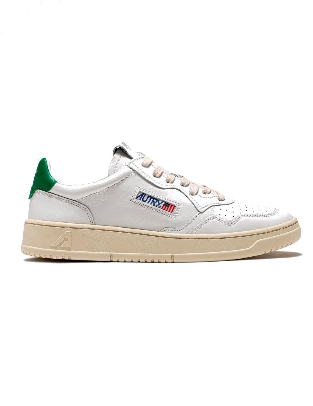 Autry Medalist Low AULM LL20 Zapatillas Hombre Blanca/Verde