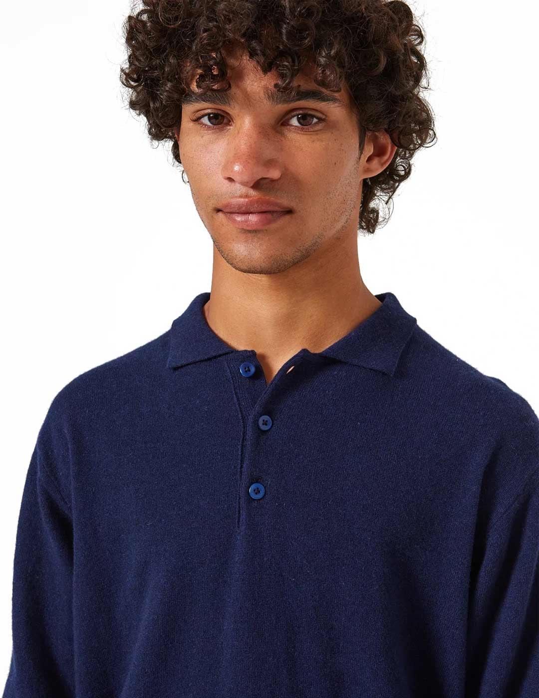 Edmmond Studios Polo Punto Hombre Azul Marino