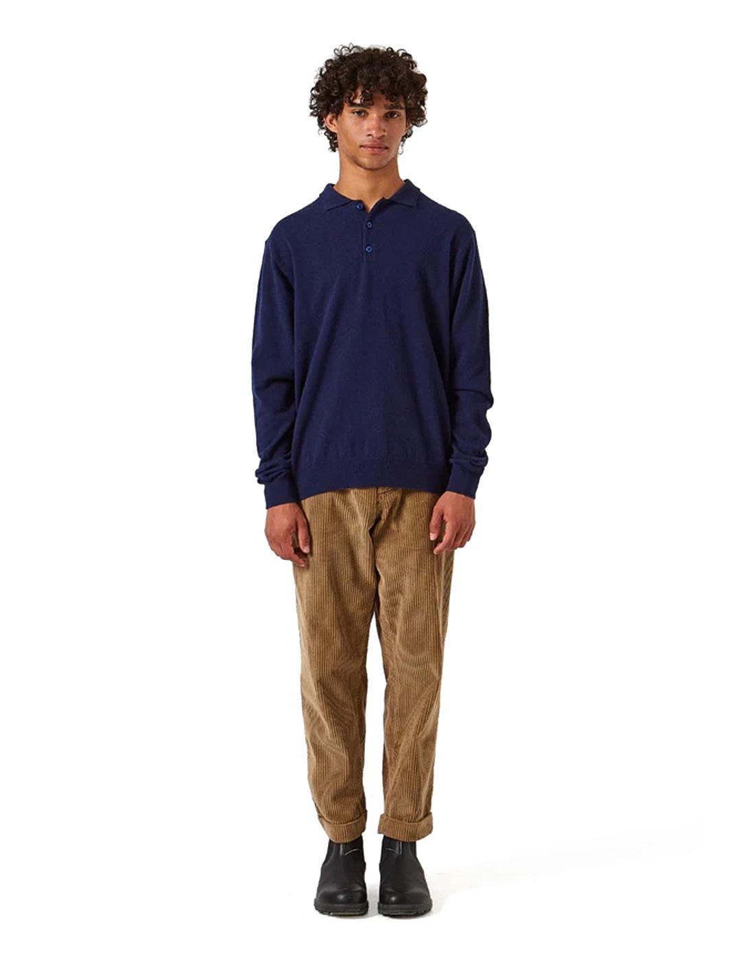 Edmmond Studios Polo Punto Hombre Azul Marino