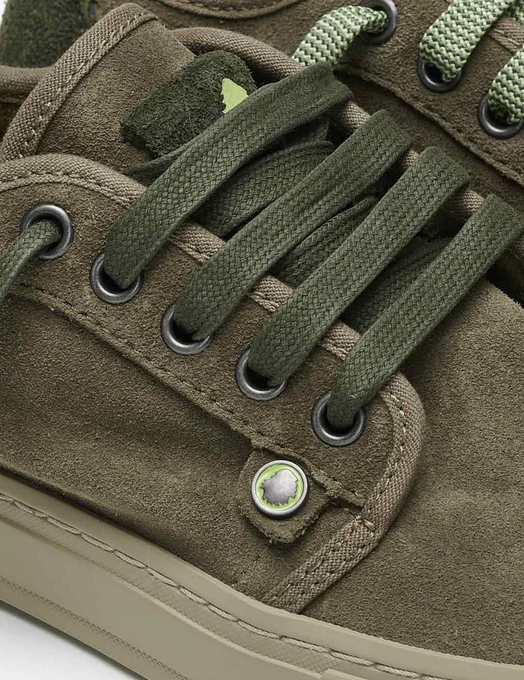 Satorisan Heisei Suede Zapatillas Hombre Verde Peat Green