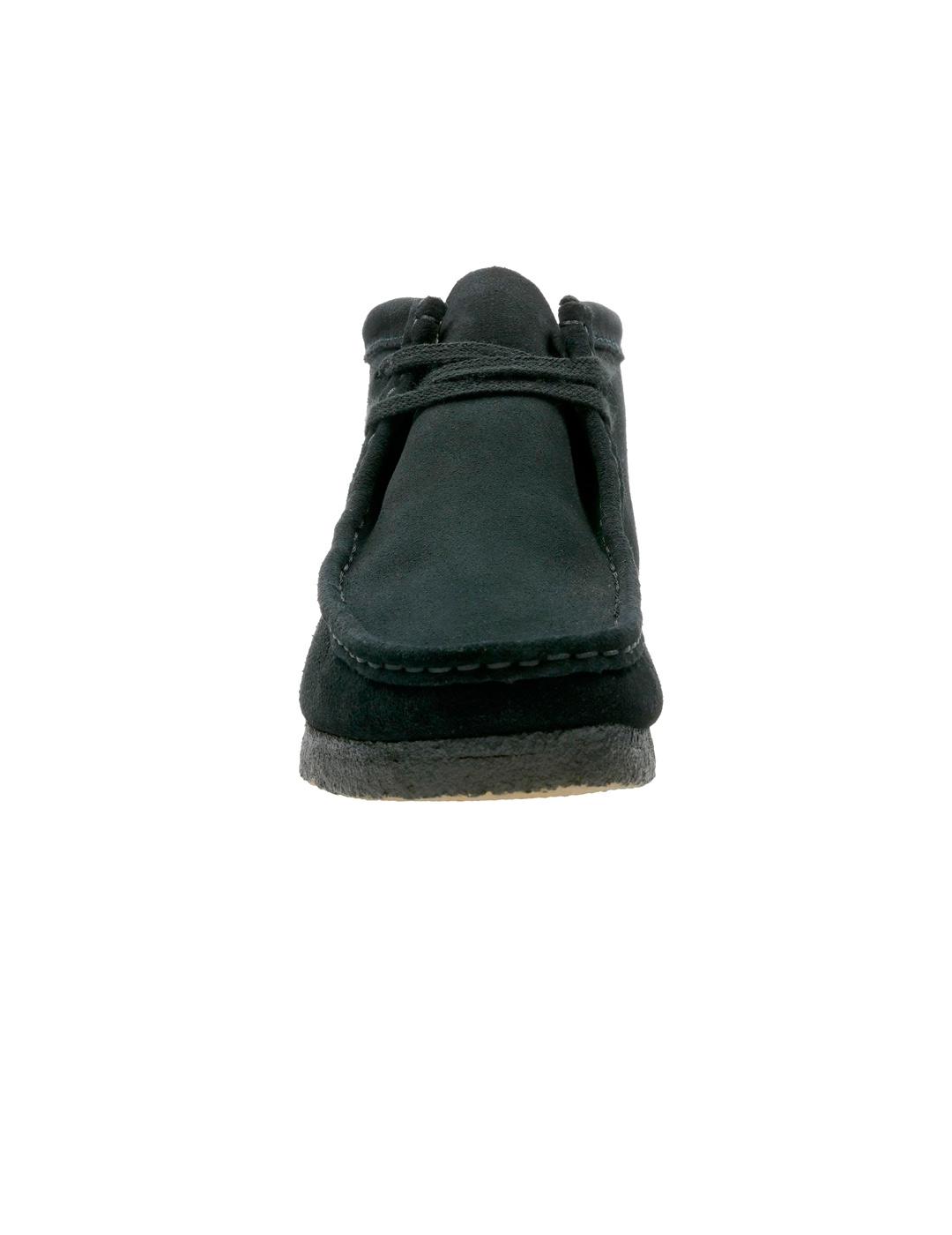 Clarks Originals Wallabee Boot Bota Hombre Negra Ante