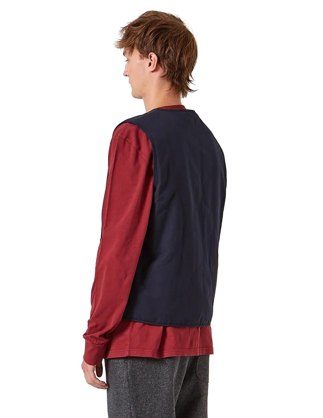 Edmmond Studios Paddy Vest Chaleco Reversible Hombre Marino