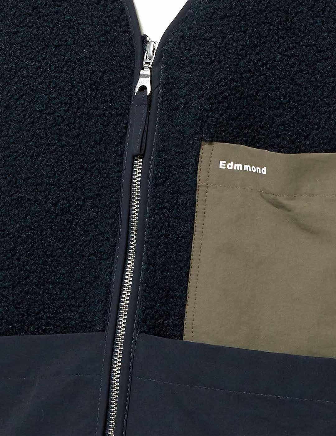 Edmmond Studios Shearling Vest Chaleco Hombre Marino