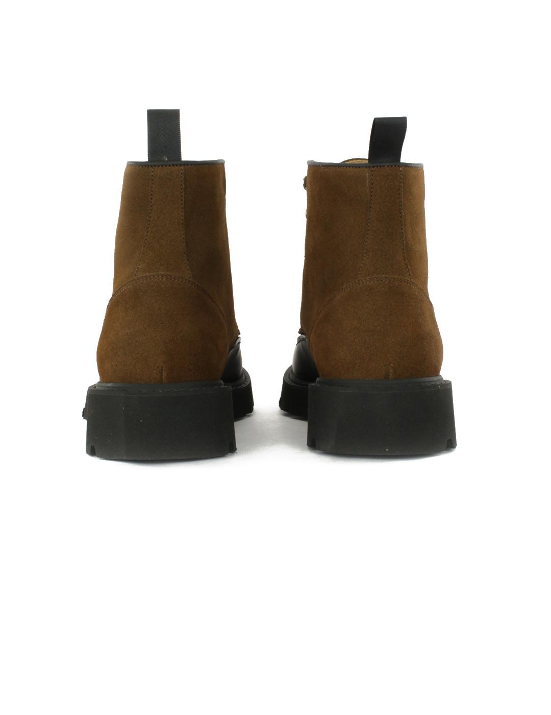 Calce Gomato Bota Hombre Marrón Refuerzo Goma