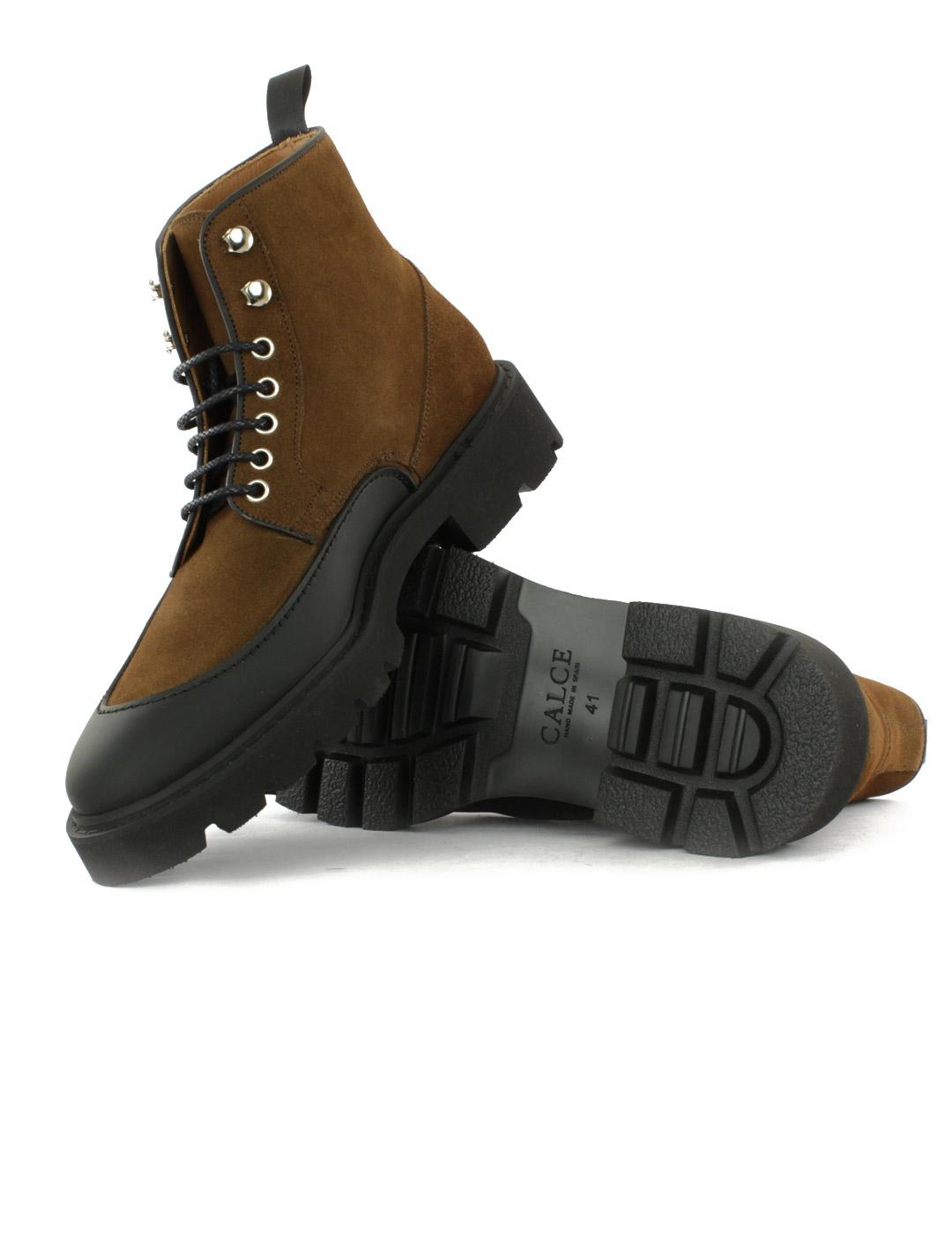 Calce Gomato Bota Hombre Marrón Refuerzo Goma