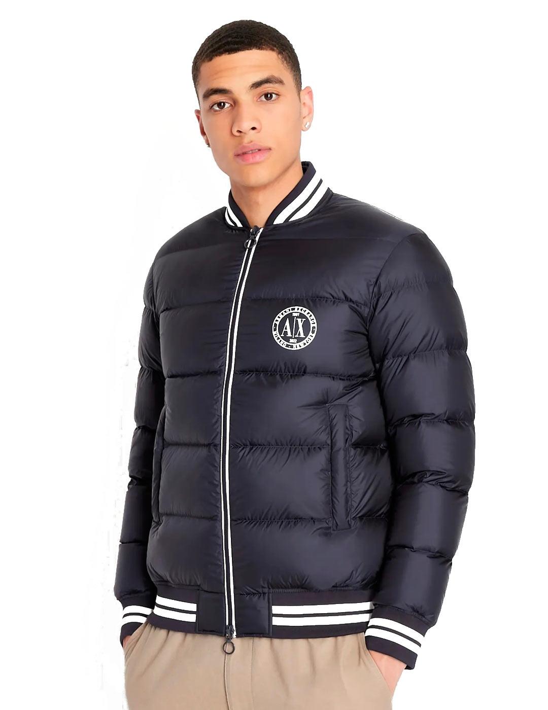 Armani Exchange Cazadora Acolchada Hombre Azul Marino