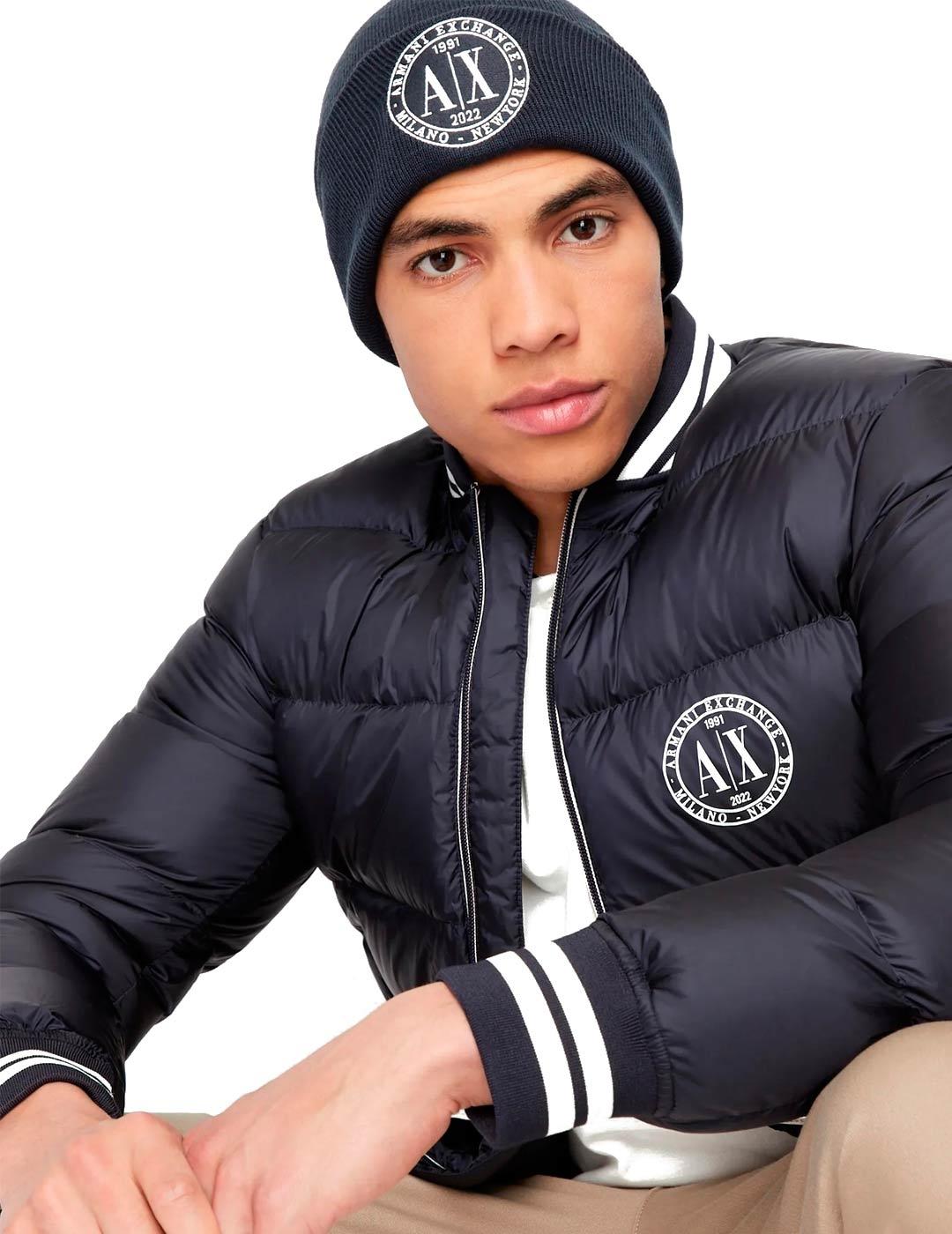 Armani Exchange Cazadora Acolchada Hombre Azul Marino