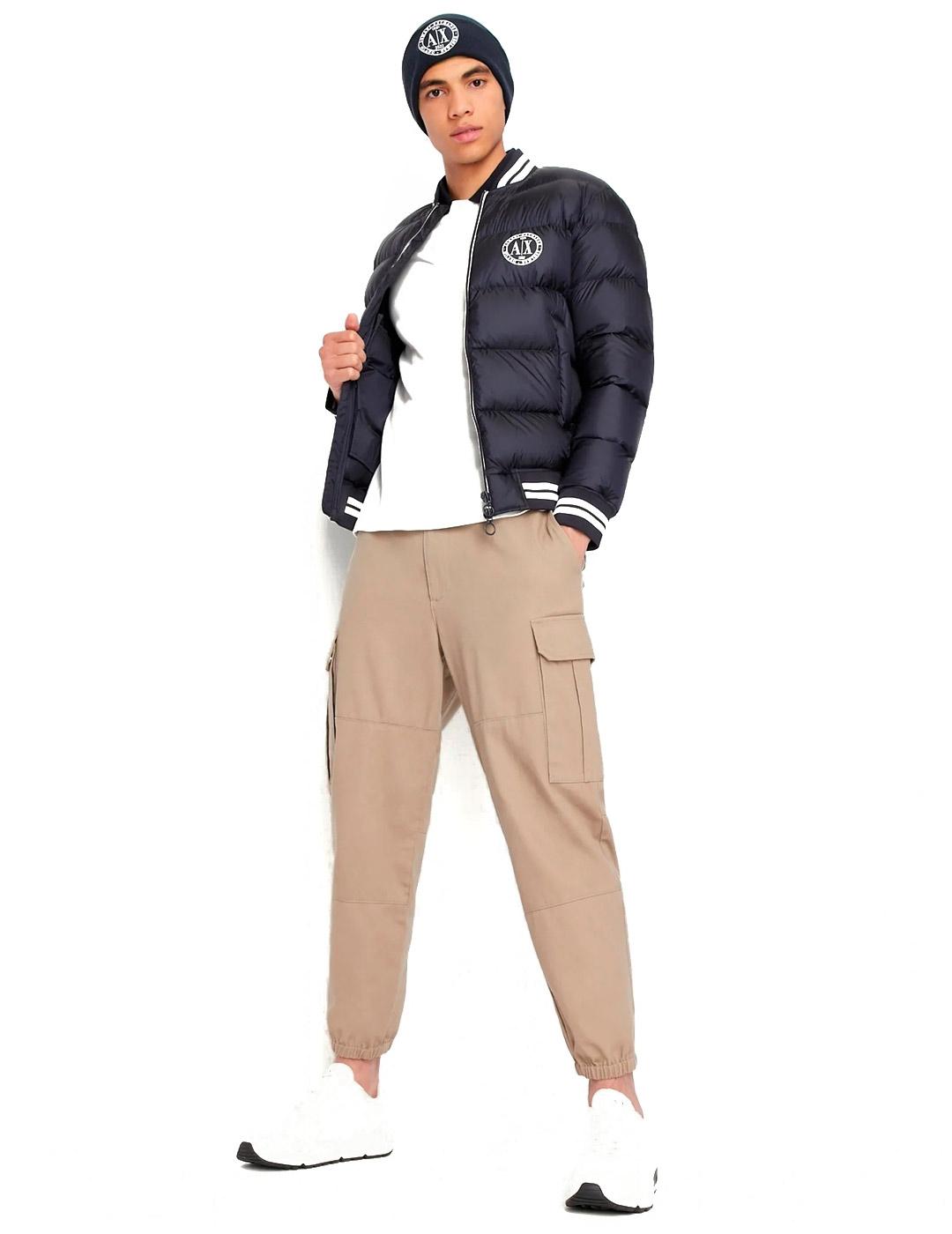 Armani Exchange Cazadora Acolchada Hombre Azul Marino