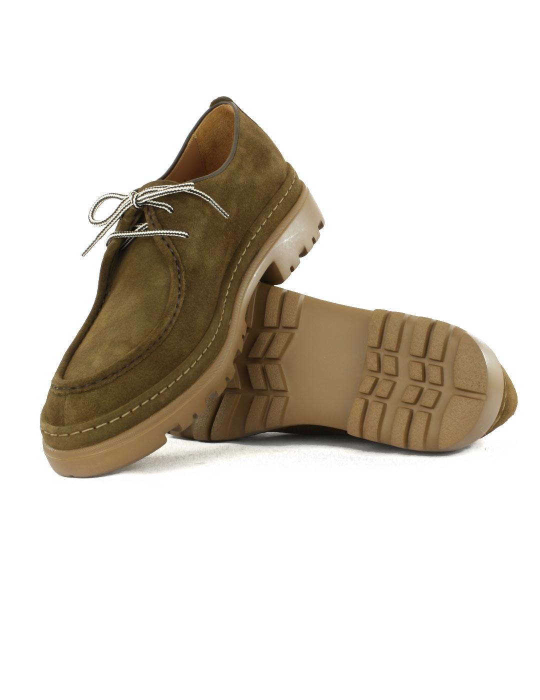 Calce Urban Zapato Hombre Ante Verde