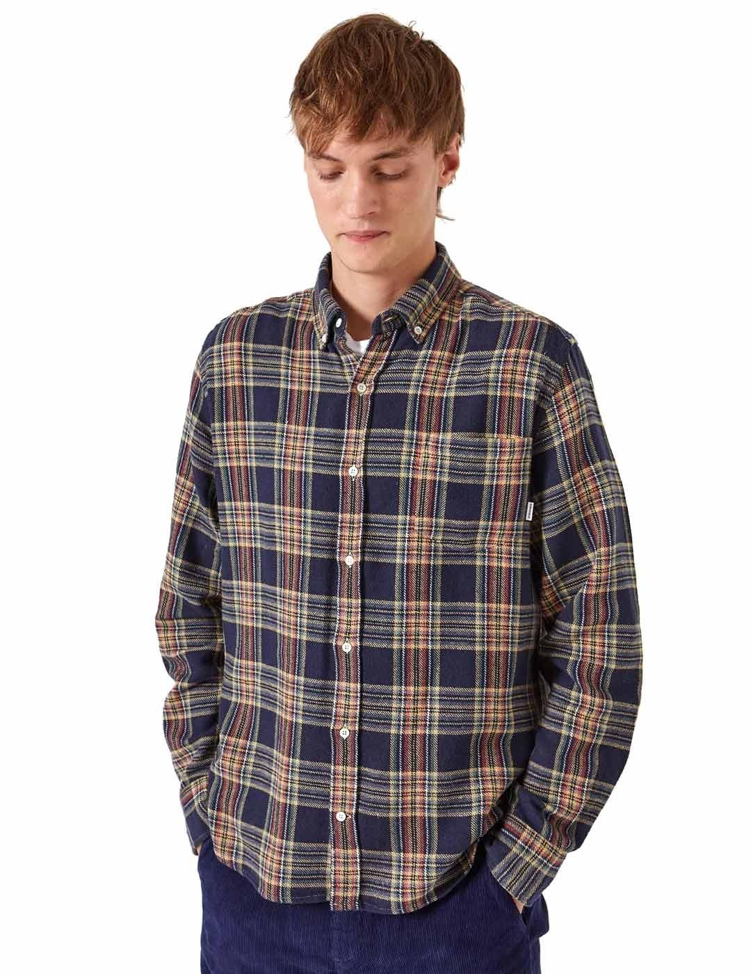 Edmmond Studios Nine Shirt Camisa Hombre Azul Marino