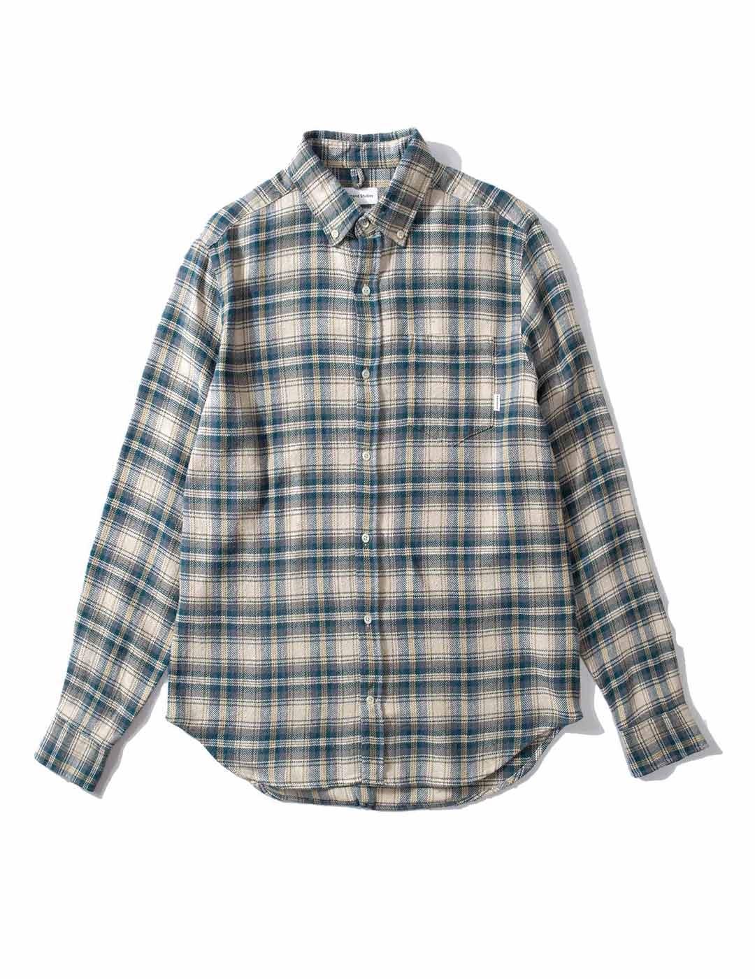 Edmmond Studios Bai Shirt Camisa Hombre Azul