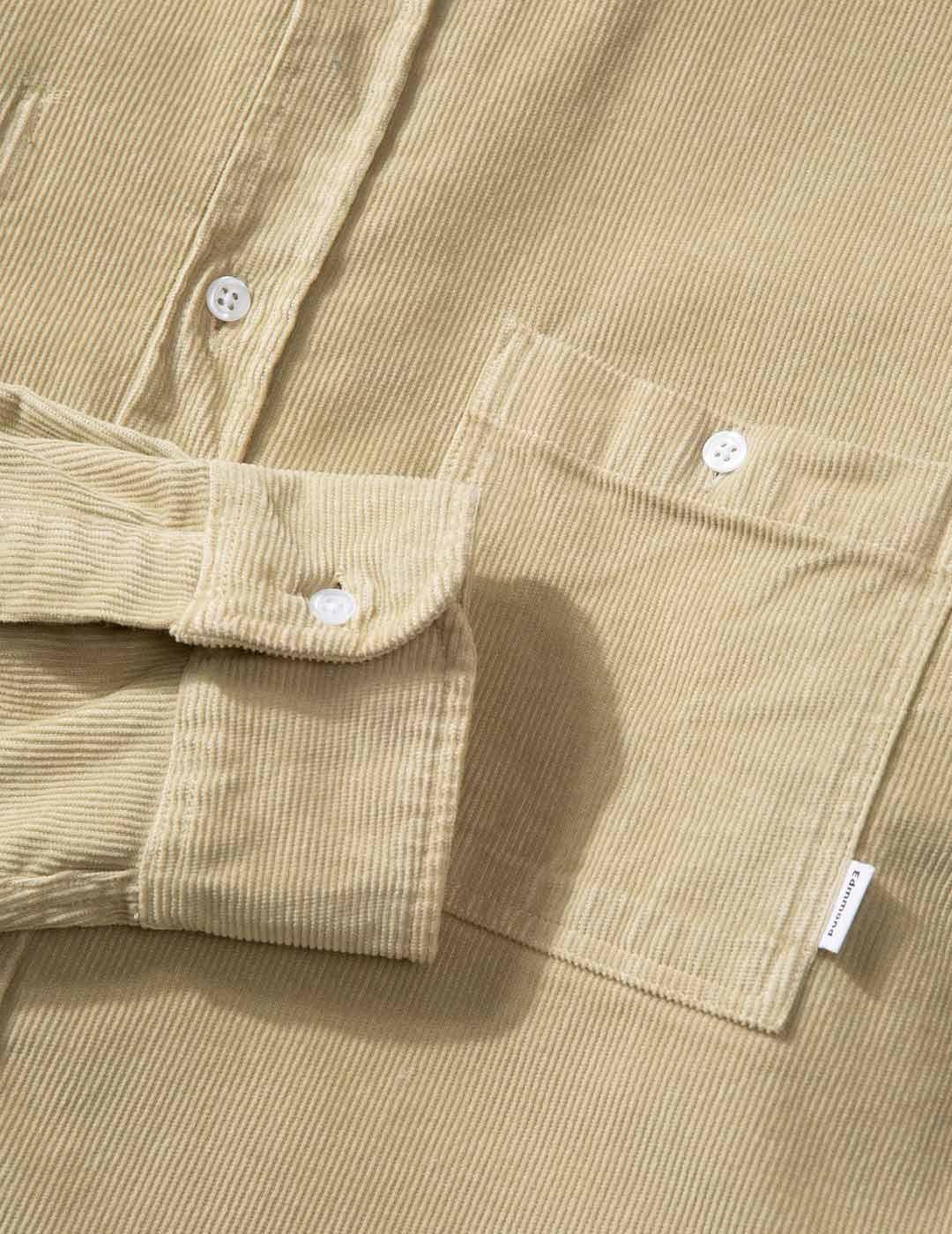 Edmmond Studios Camisa Micropana Hombre Beige