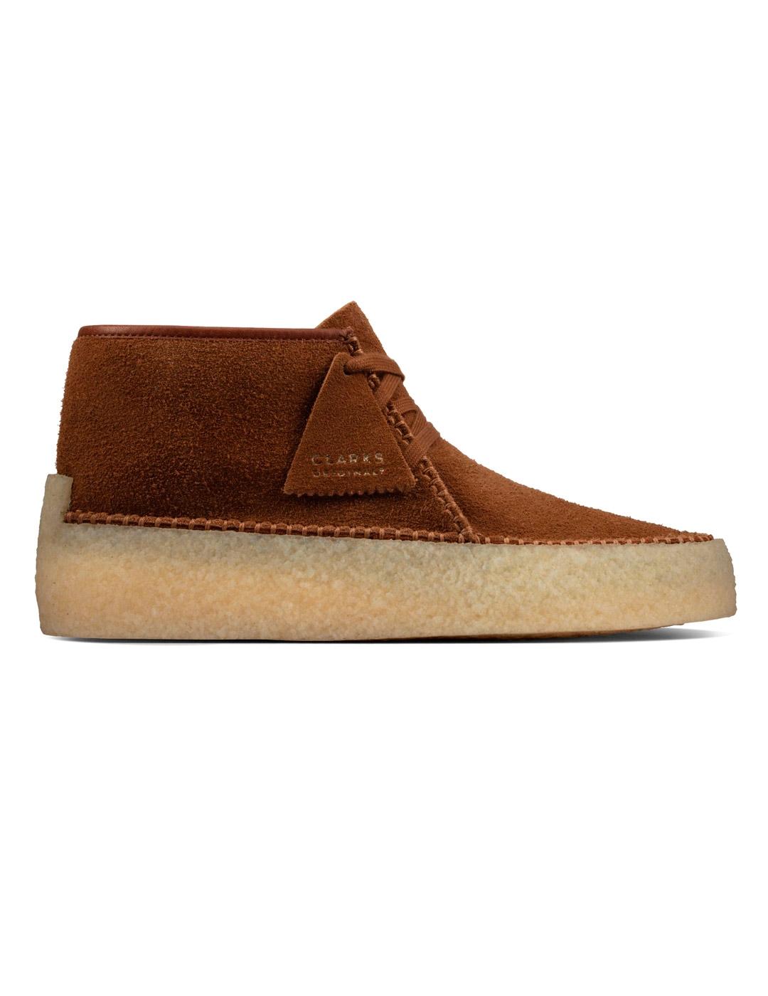 Clarks Originals Caravan Cola Suede Bota Hombre Marrón